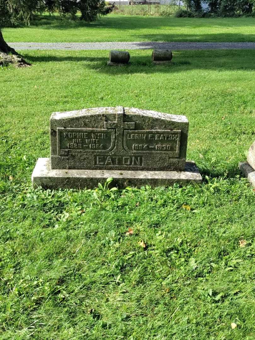 Lorin E. Eaton's grave. Photo 2