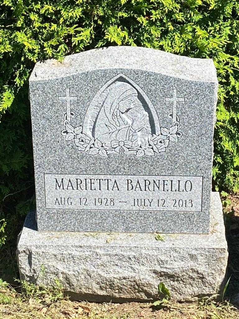Marietta Barnello's grave. Photo 3