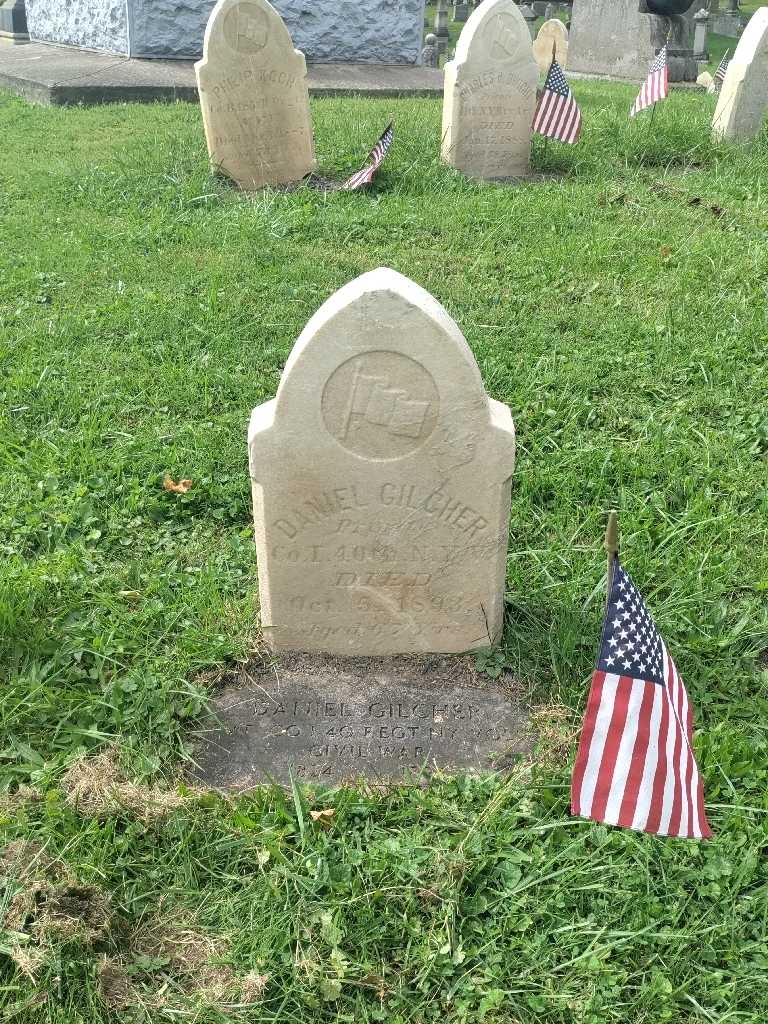 Daniel Gilcher's grave. Photo 2