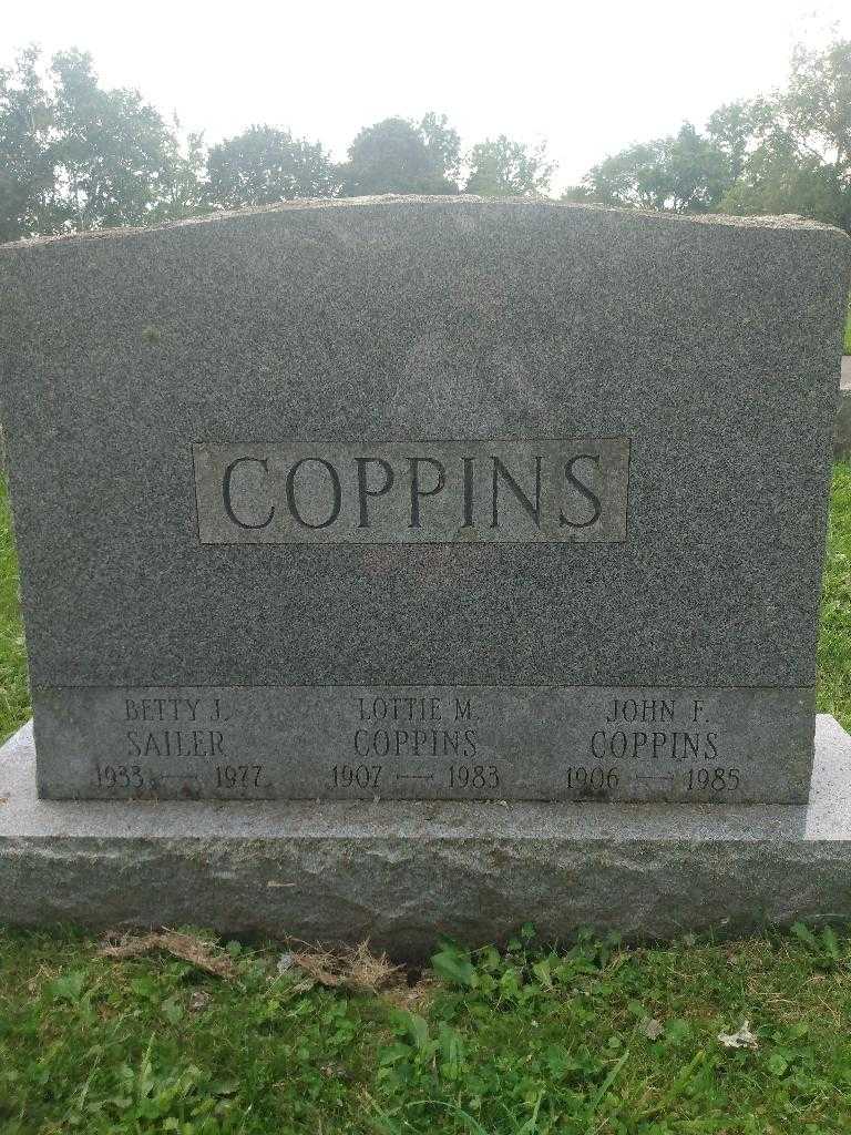 Lottie M. Coppins's grave. Photo 3