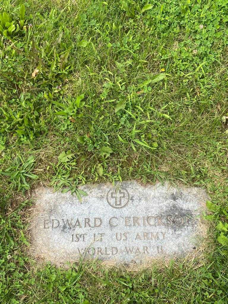 Edward C. Erickson's grave. Photo 4