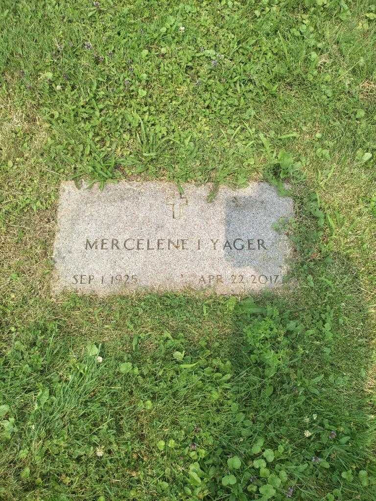 Mercelene I. Yager's grave. Photo 1