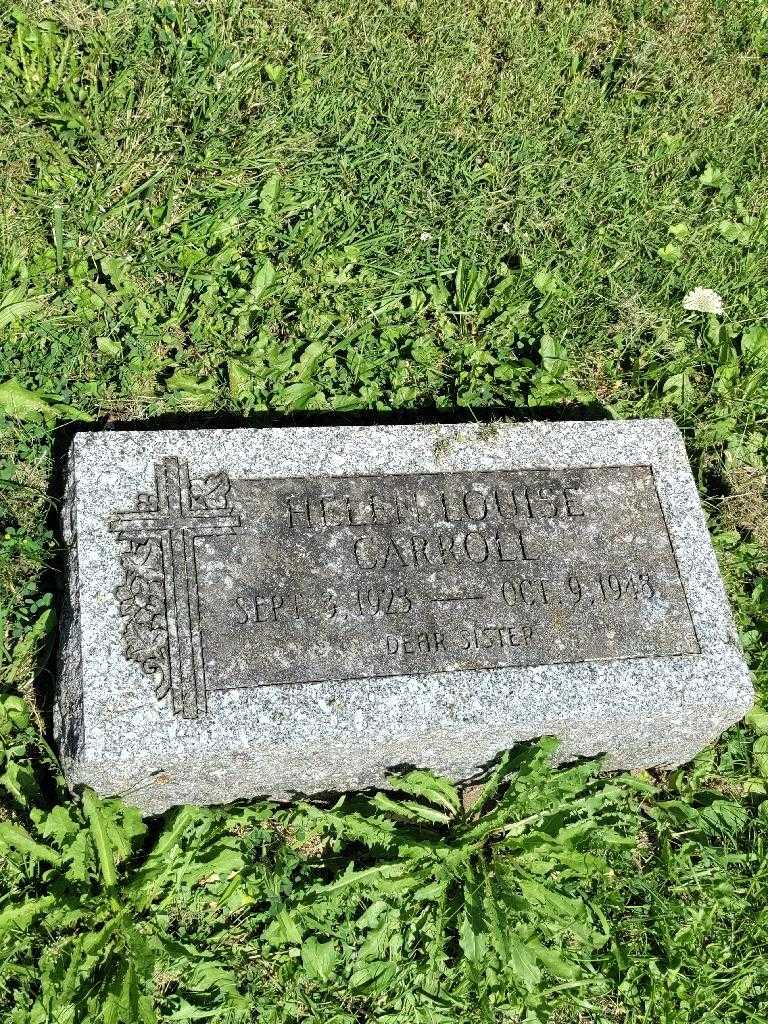 Helen Louise Carroll's grave. Photo 2