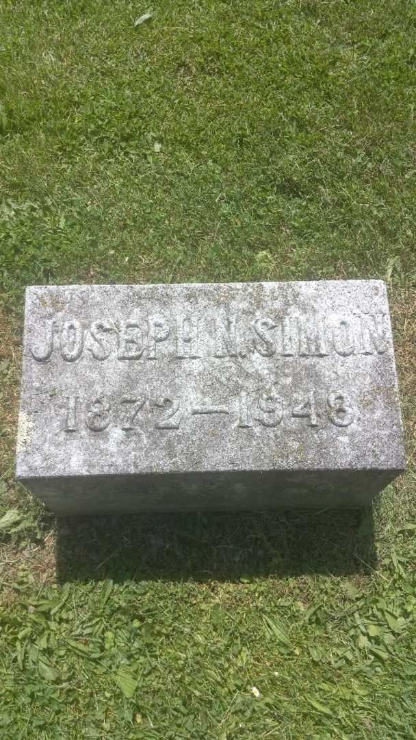 Joseph Nicholas Simon's grave. Photo 3