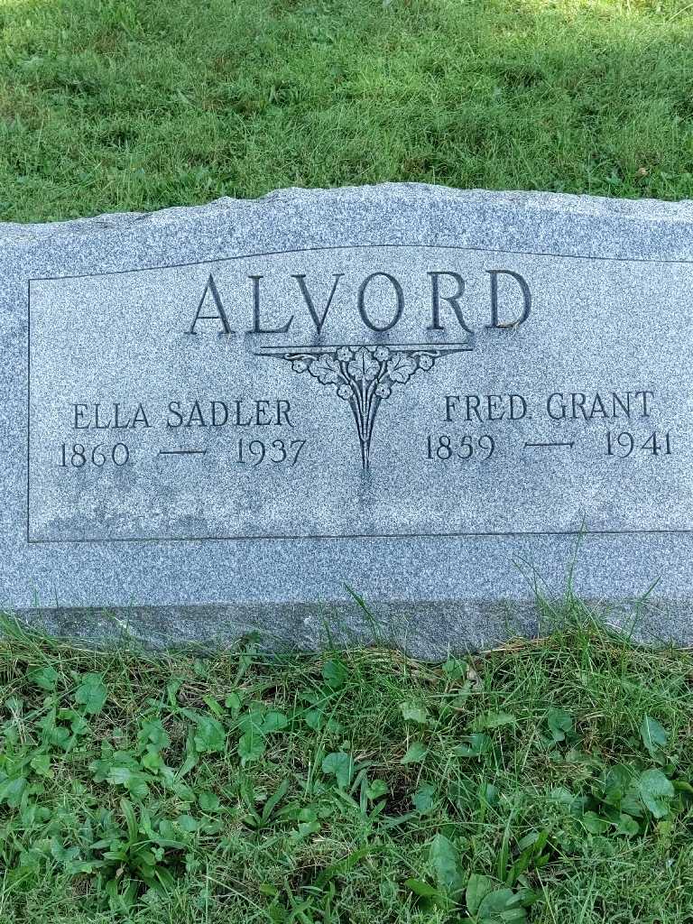 Frederick Grant "Fred" Alvord's grave. Photo 3