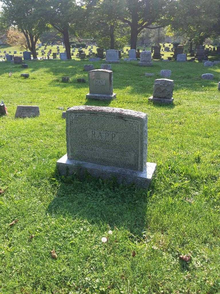 Anna Mary Rapp's grave. Photo 1