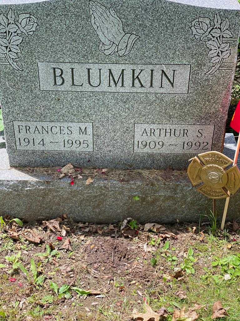 Frances M. Blumkin's grave. Photo 3