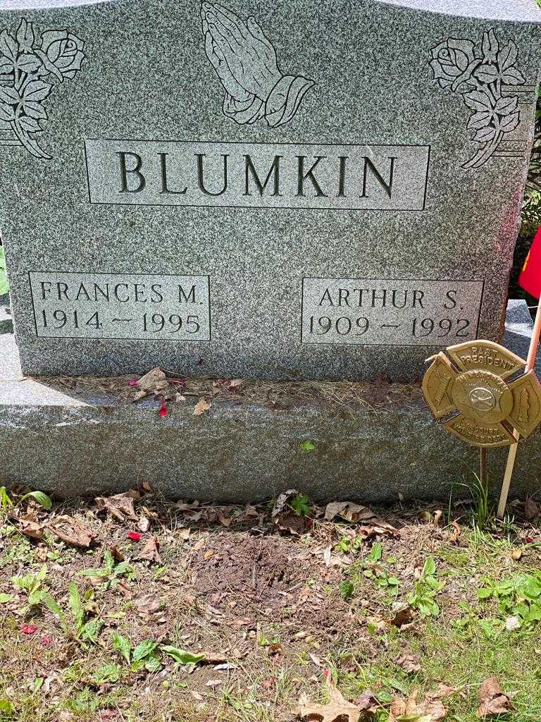 Arthur S. Blumkin's grave. Photo 3