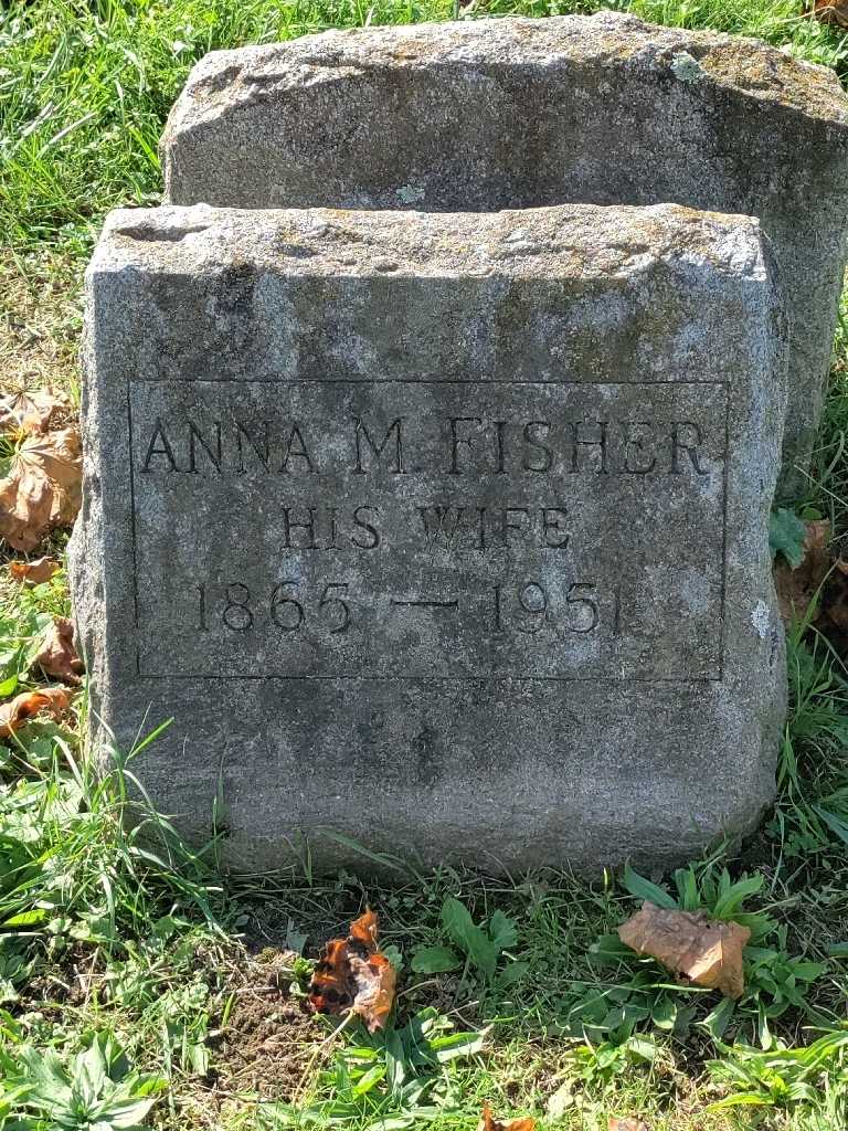 Anna M. Fisher's grave. Photo 3