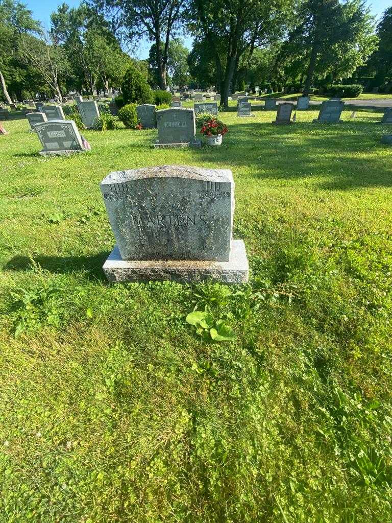Carl Martens's grave. Photo 1