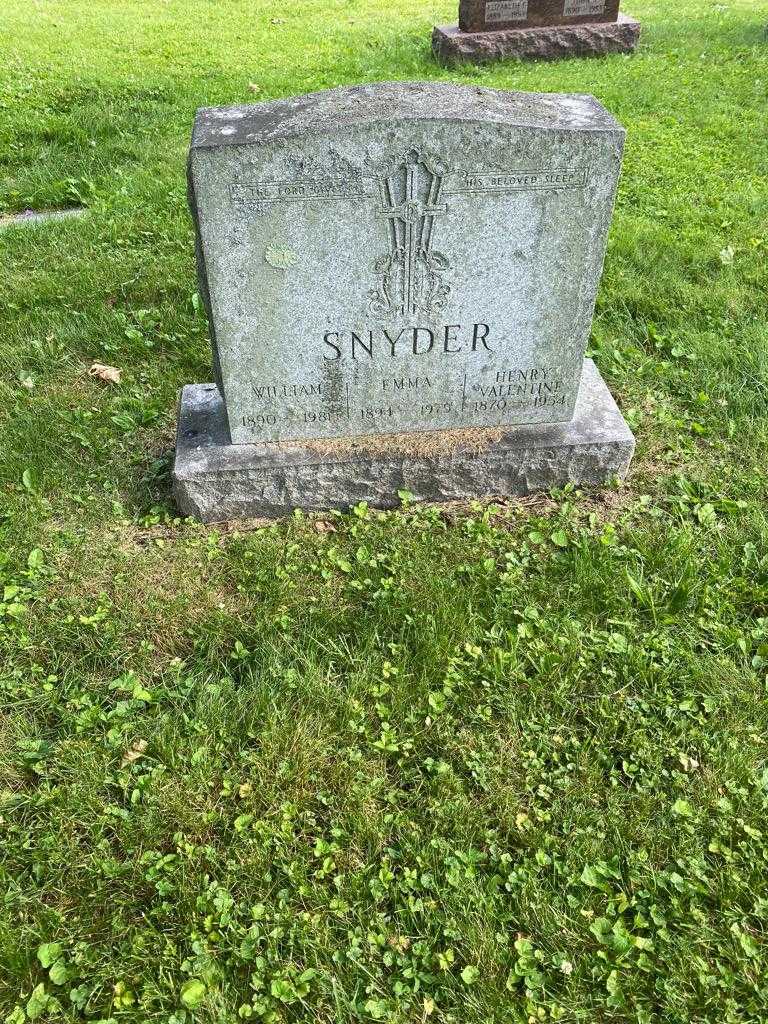 William Snyder's grave. Photo 2