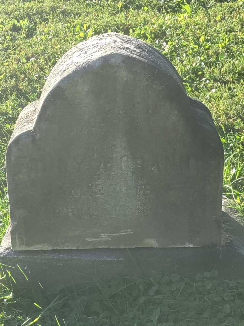 Frances A. "Fanny" Grannis's grave. Photo 3