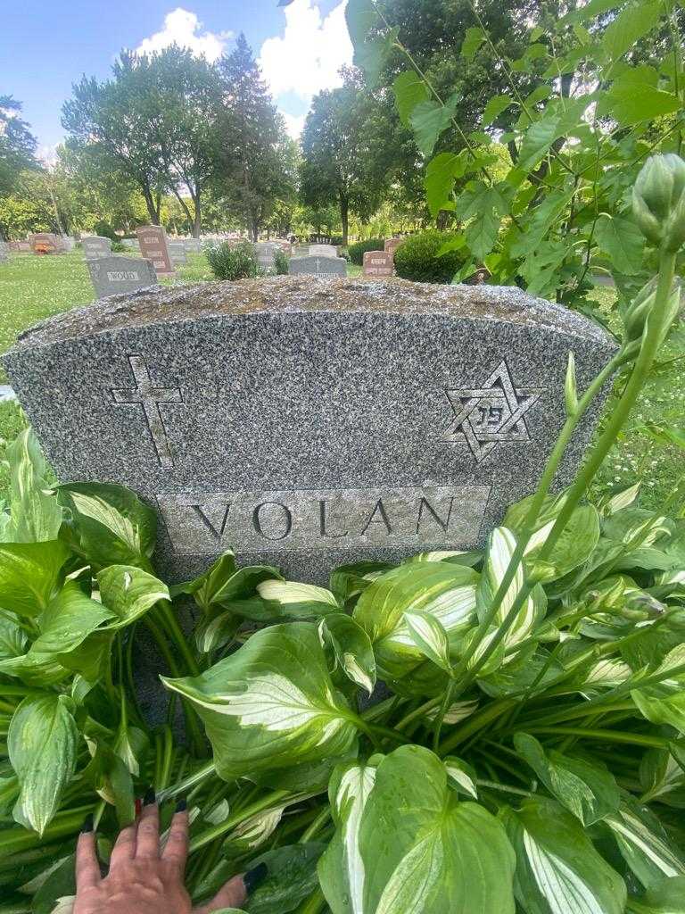 Max Volan's grave. Photo 2