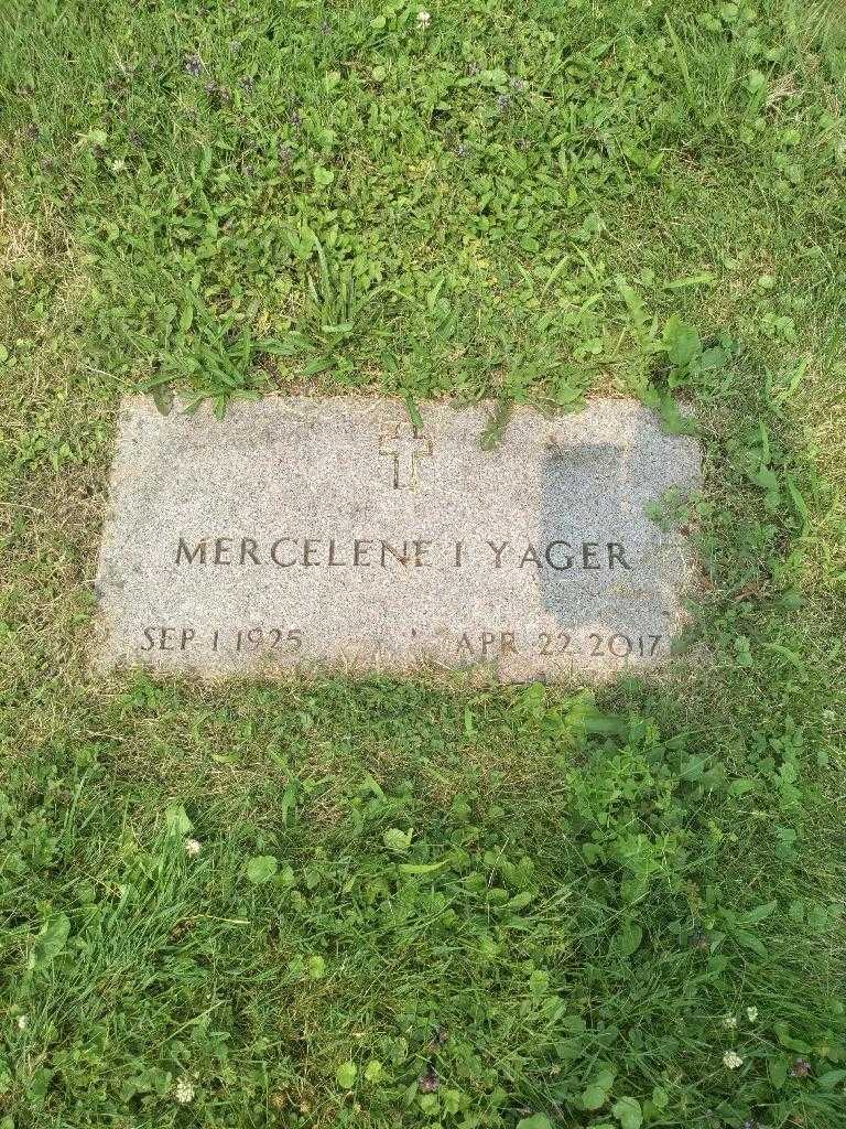 Mercelene I. Yager's grave. Photo 2