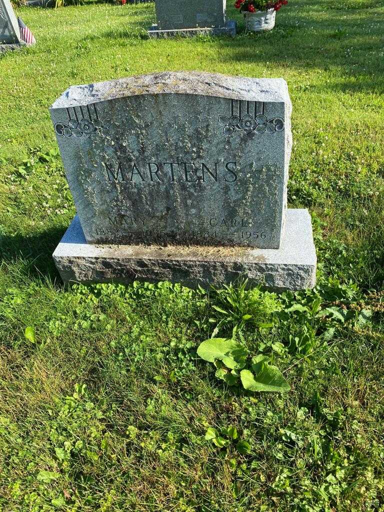 Carl Martens's grave. Photo 2