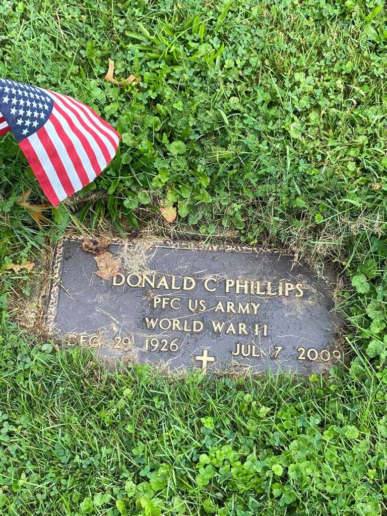 Donald C. Phillips's grave. Photo 9