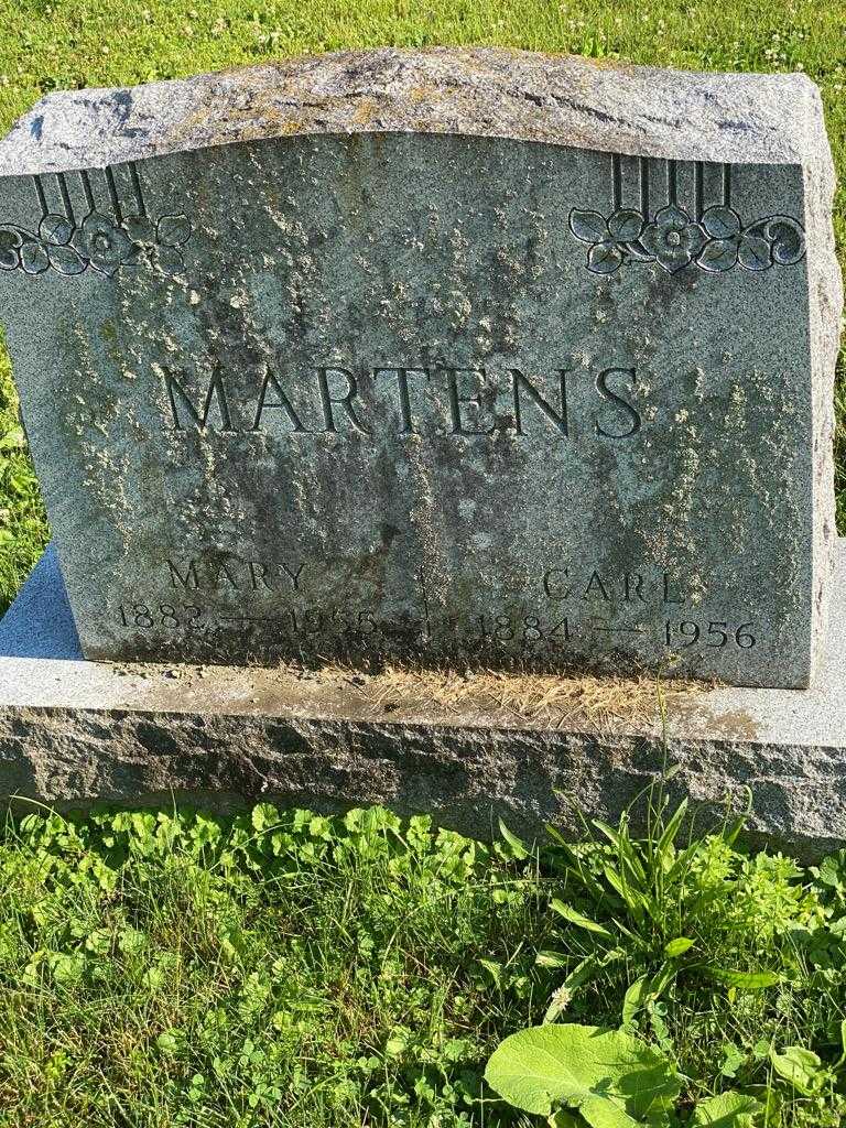 Carl Martens's grave. Photo 3