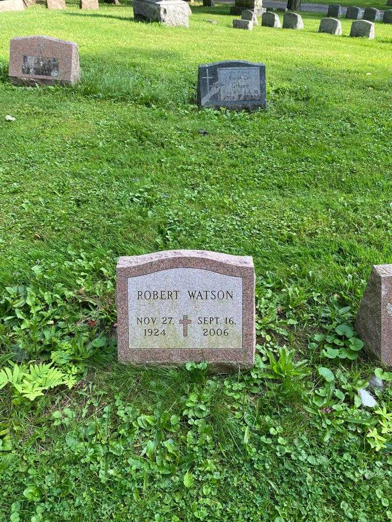 Robert Watson's grave. Photo 2