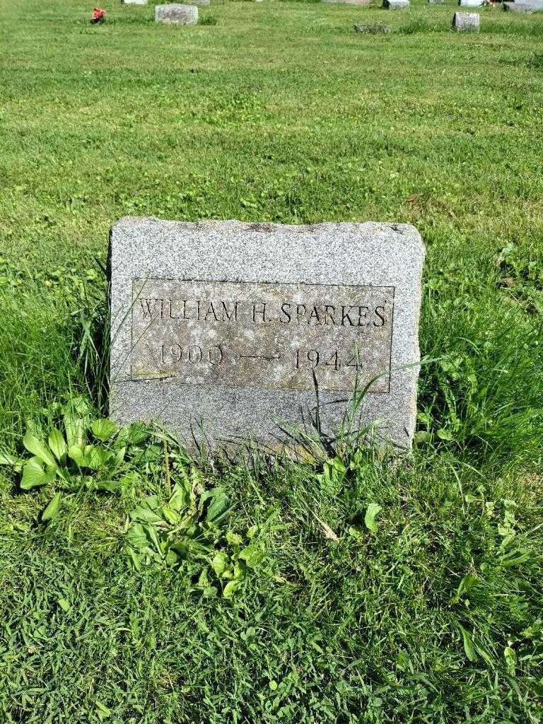 William H. Sparkes's grave. Photo 2