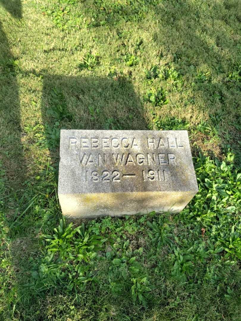 Rebecca Hall Van Wagner's grave. Photo 2
