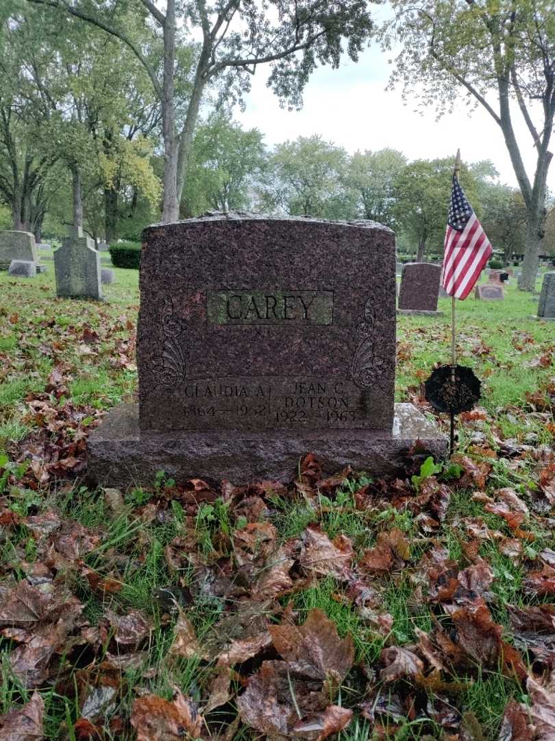 Missus/Madam Jean Sullivan Dotson's grave. Photo 2