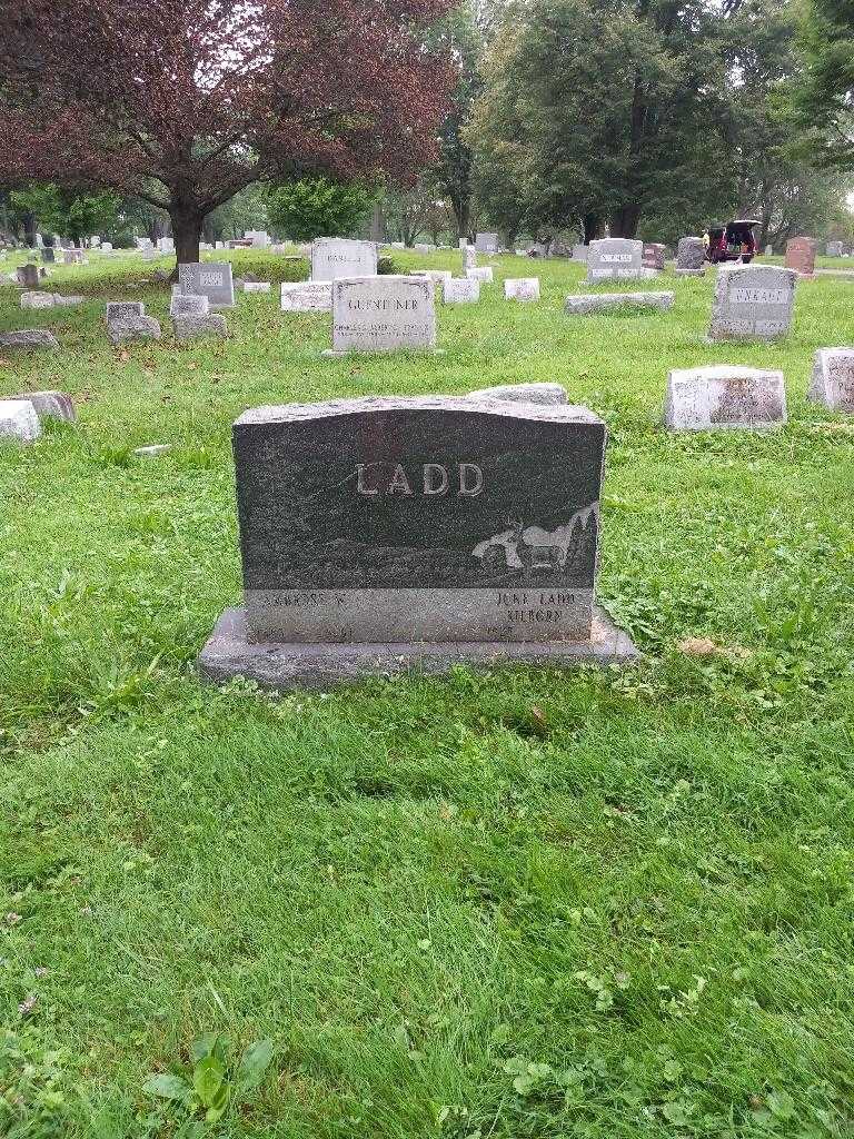 Ambrose W. Ladd's grave. Photo 3