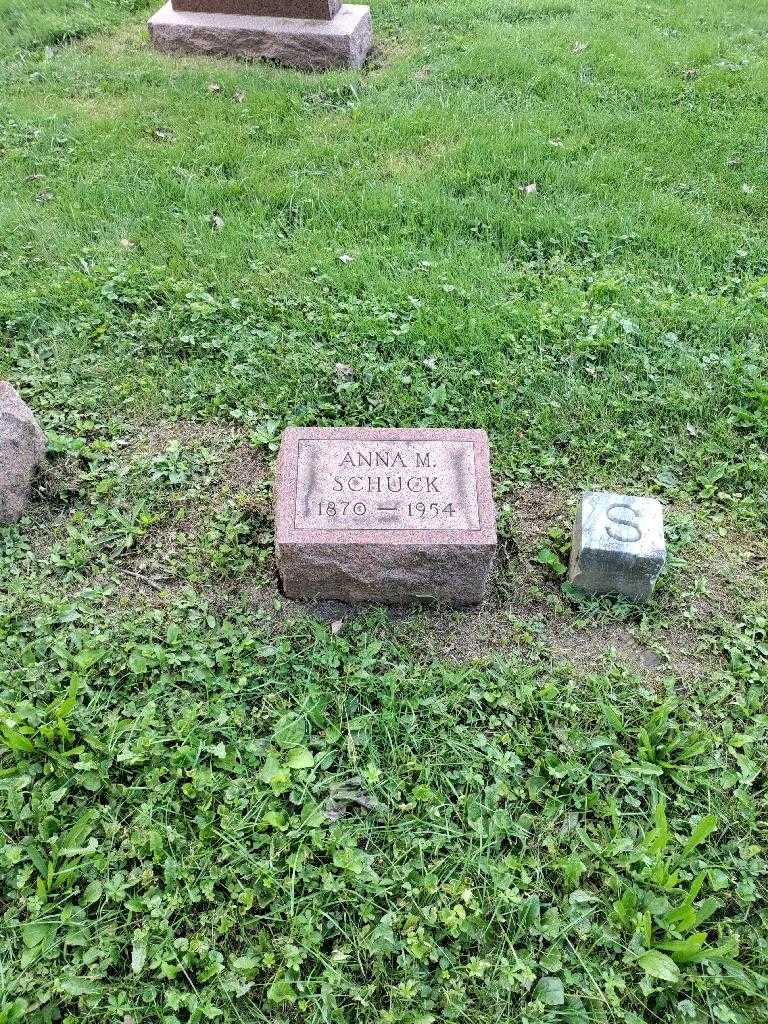 Anna Marie Schuck's grave. Photo 2