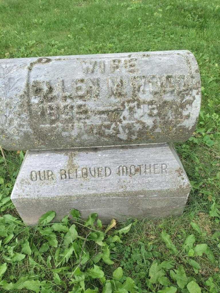 Ellen M. Wood's grave. Photo 4
