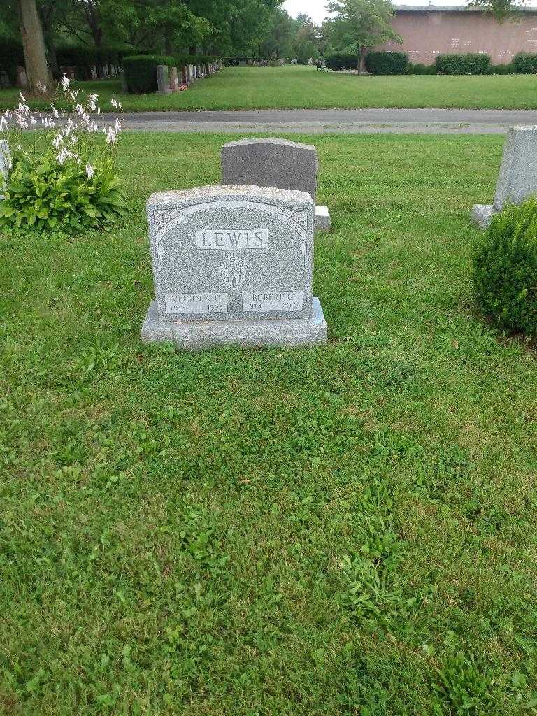 Virginia C. Lewis's grave. Photo 1