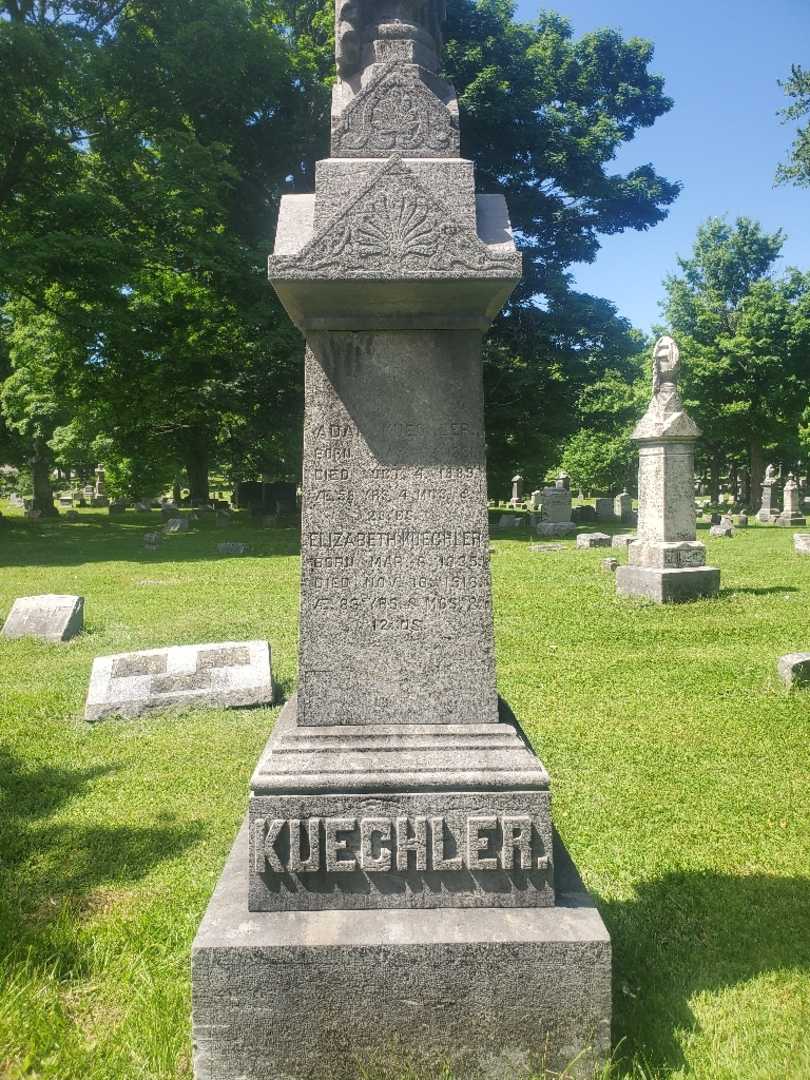 Elizabeth Kuechler's grave. Photo 3