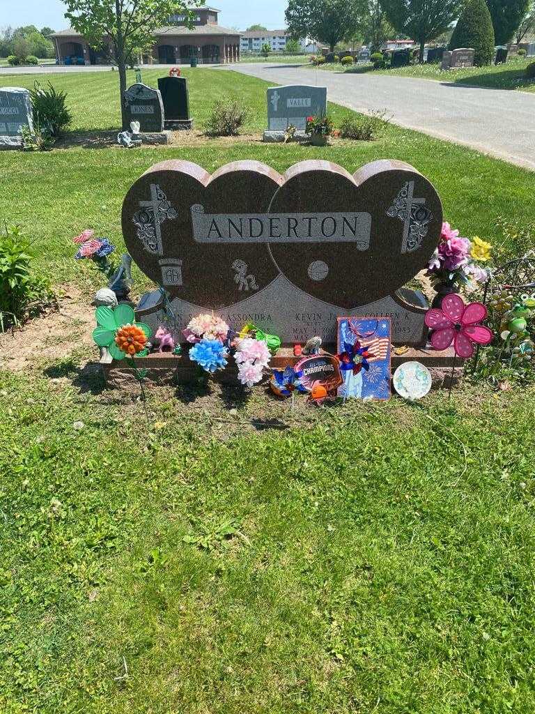 Kevin R. "Kevy" Anderton Junior's grave. Photo 2