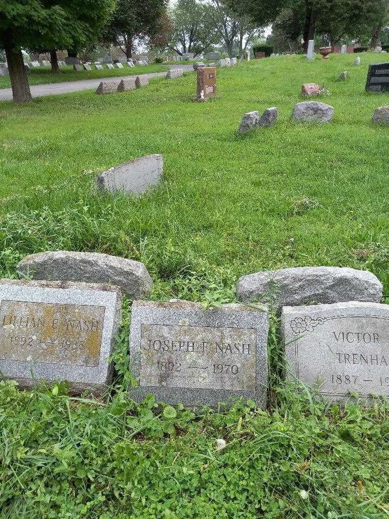 Joseph F. Nash's grave. Photo 1