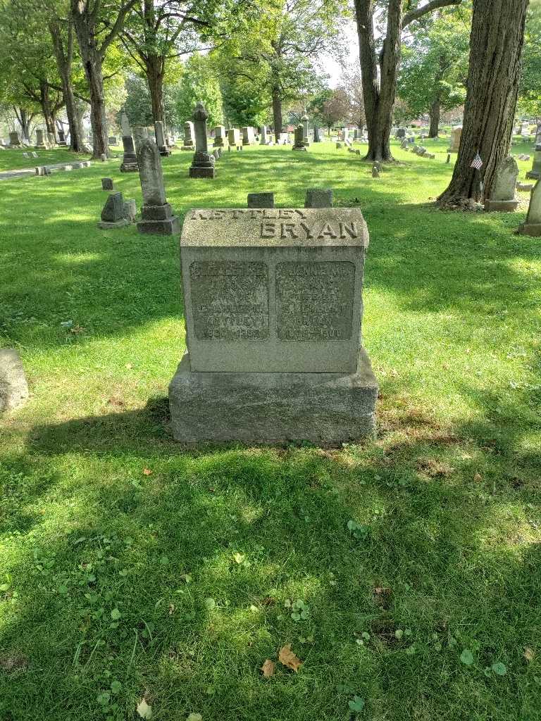 Jennie M. Evans Bryan's grave. Photo 2