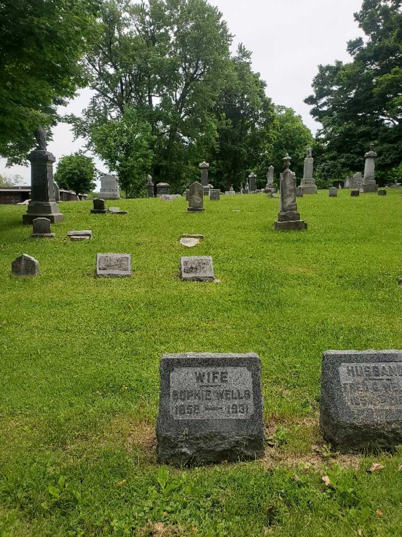 Sophie Wells's grave. Photo 1