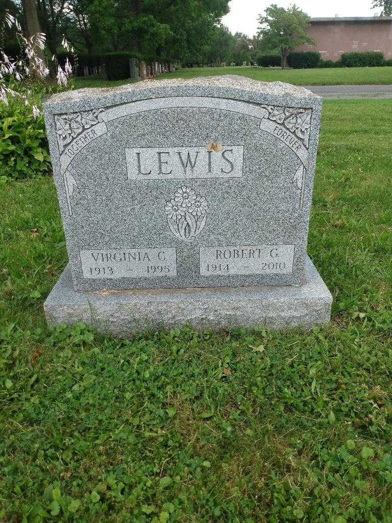 Virginia C. Lewis's grave. Photo 2