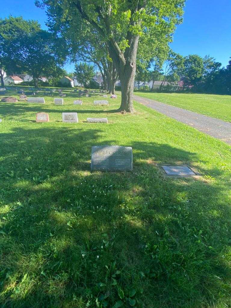 Mary A. Becker's grave. Photo 1