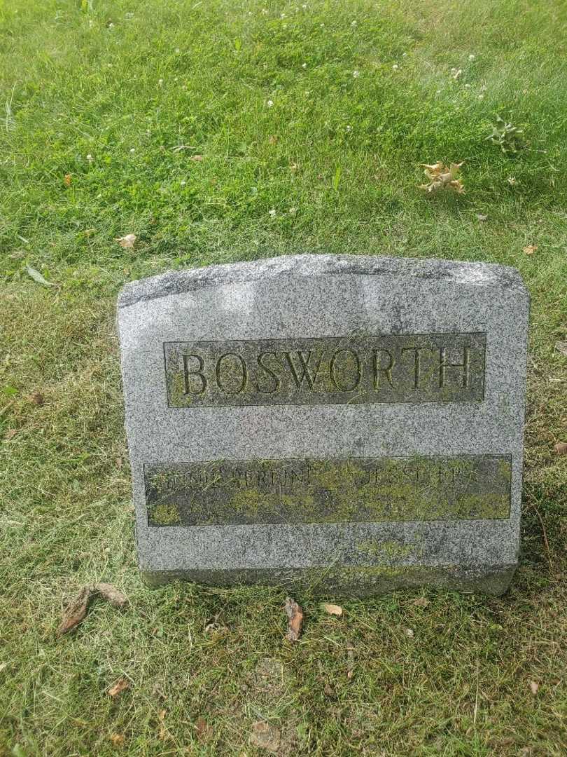 Jesse Ery Bosworth's grave. Photo 3