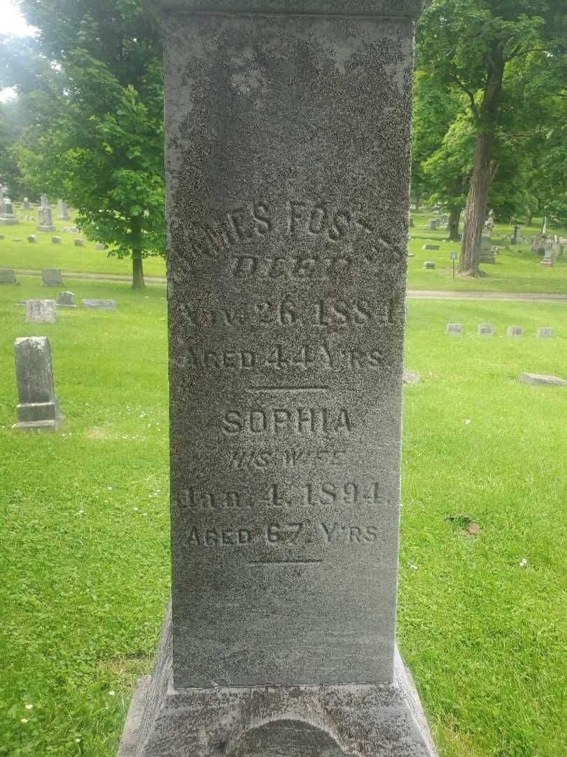 Sophia Foster's grave. Photo 1