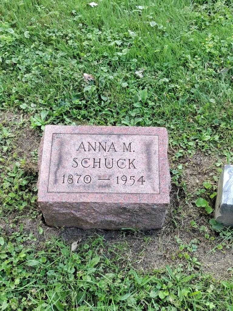 Anna Marie Schuck's grave. Photo 3