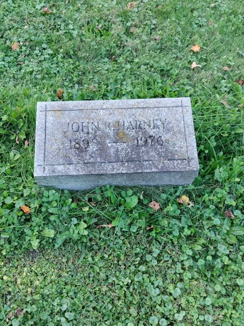 John R. Harney's grave. Photo 2