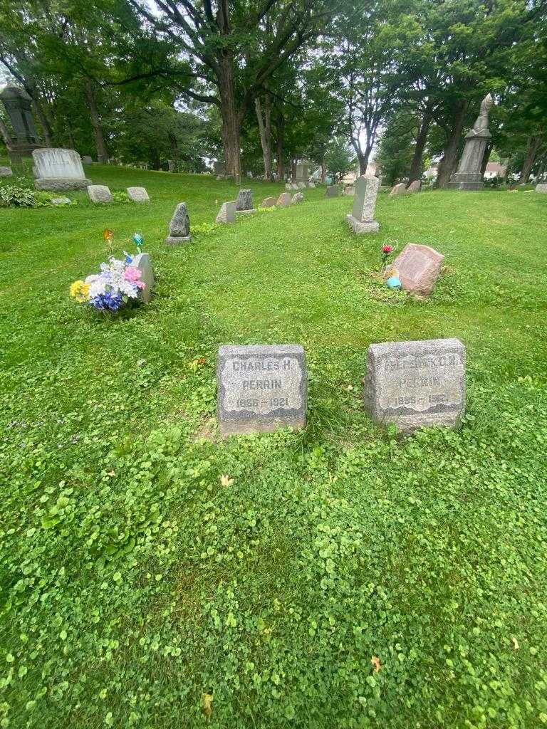 Charles H. Perrin's grave. Photo 1