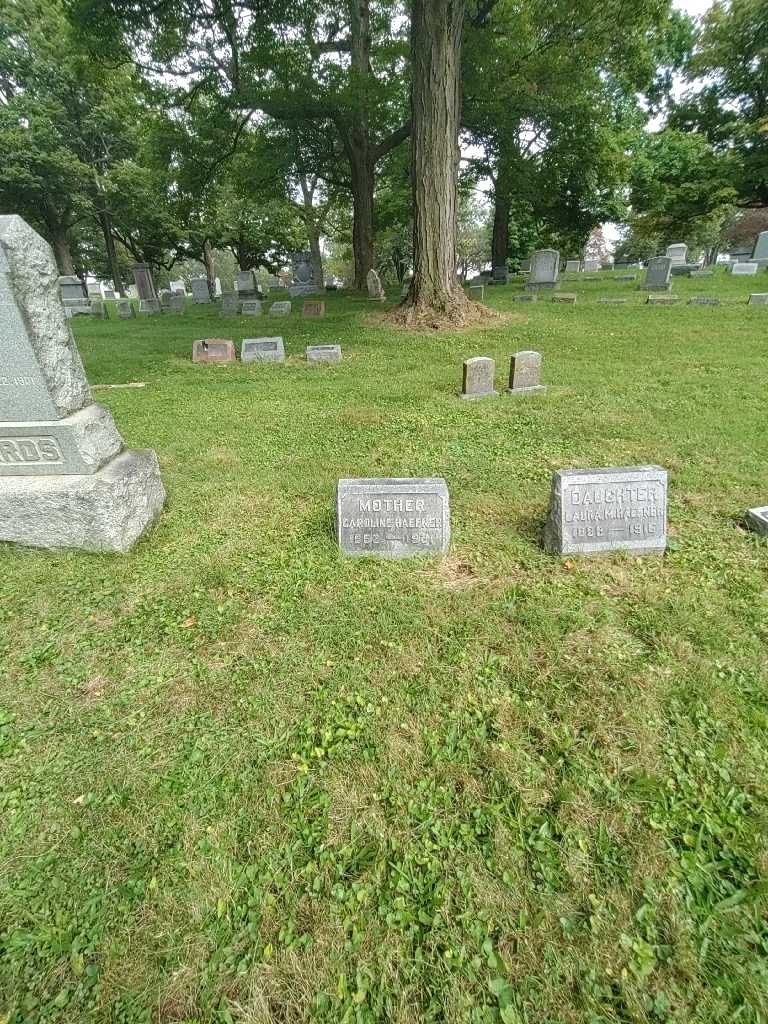 Caroline Haefner's grave. Photo 2