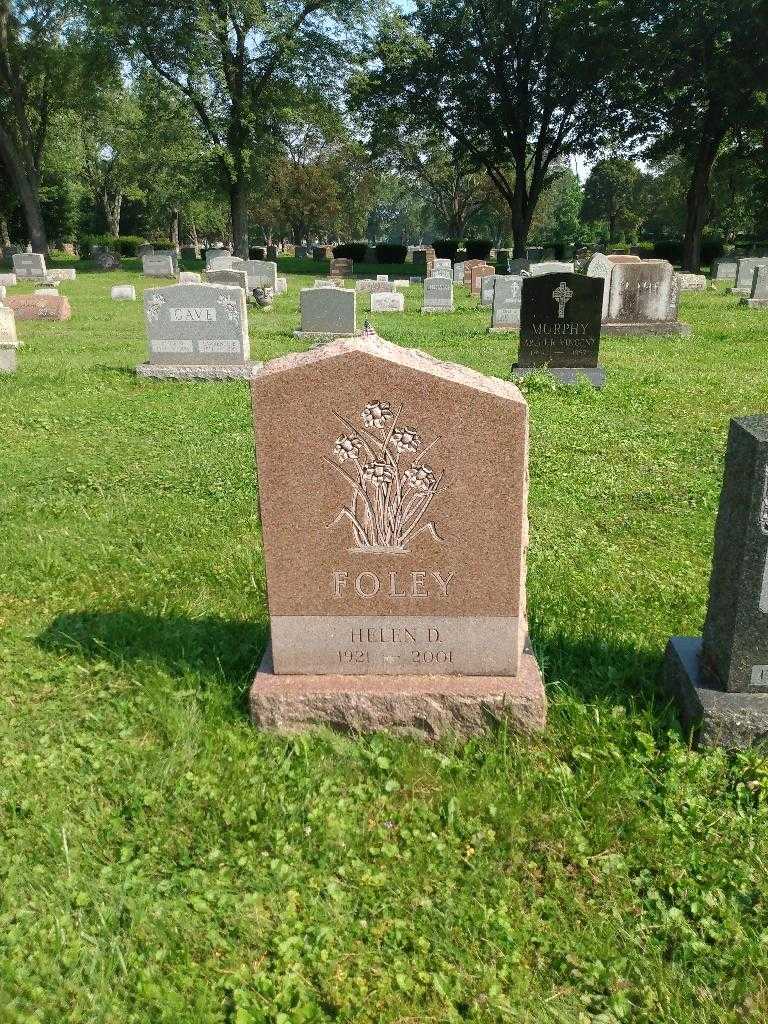 Helen D. Foley's grave. Photo 1