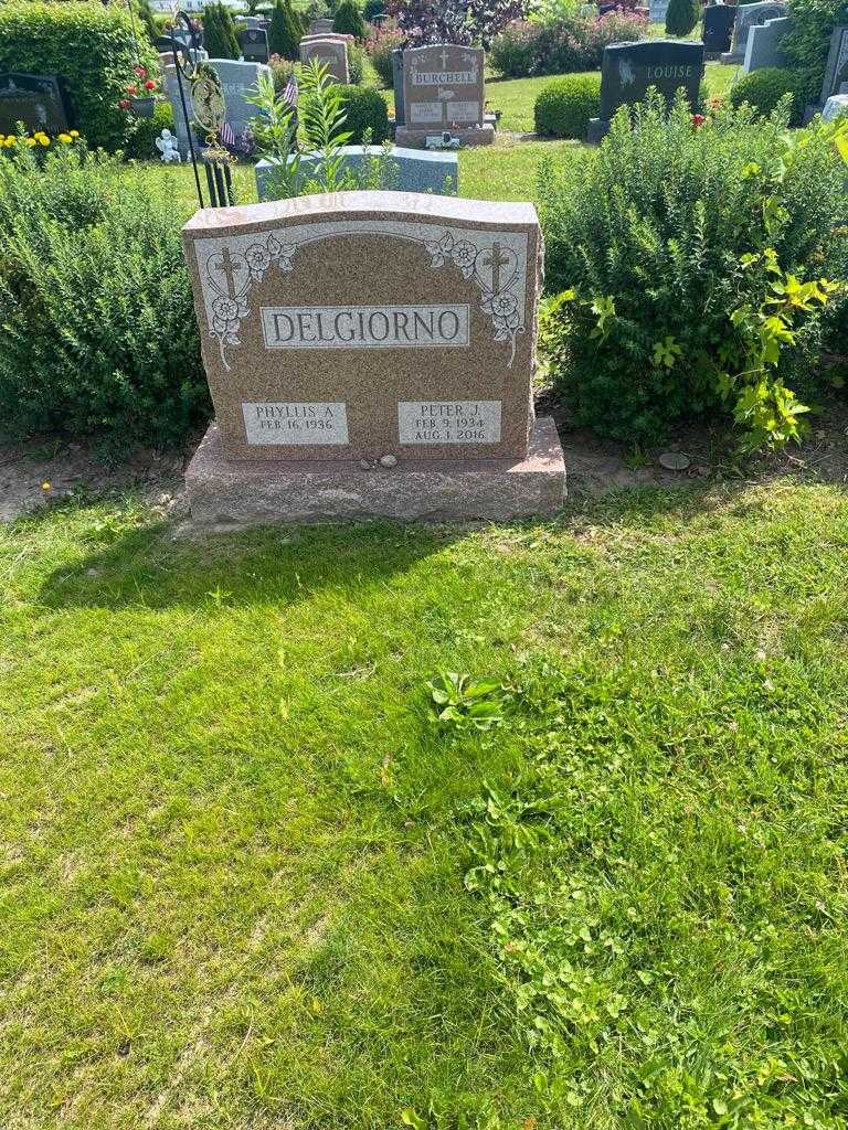 Peter J. Delgiorno's grave. Photo 2