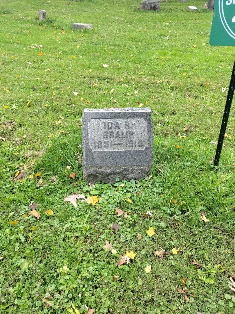 Ida R. Gramp's grave. Photo 2