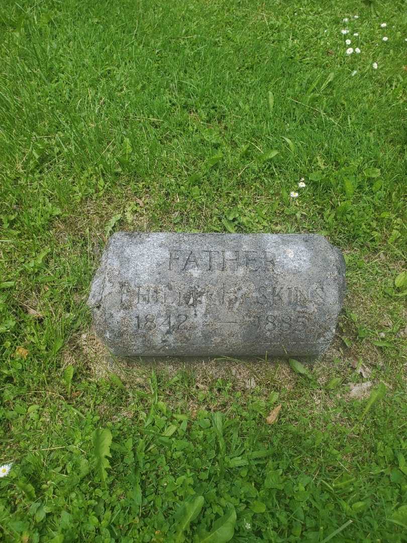 Philip Haskins's grave. Photo 3