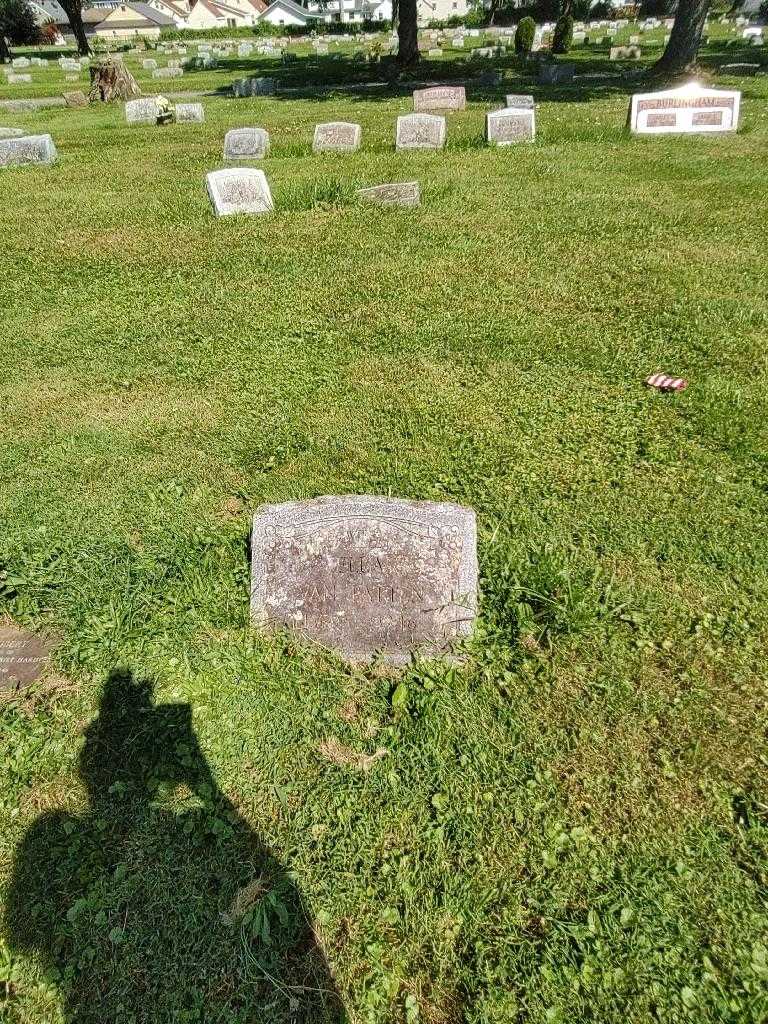 Ella Van Patten's grave. Photo 1