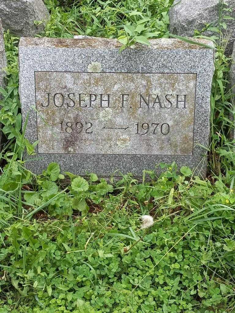 Joseph F. Nash's grave. Photo 2