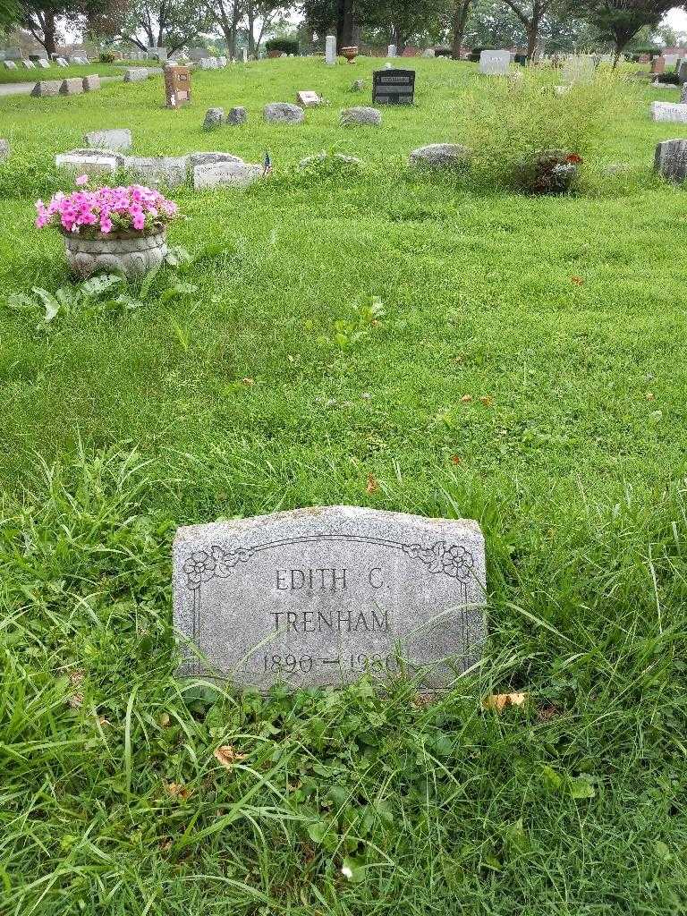 Edith C. Trenham's grave. Photo 1