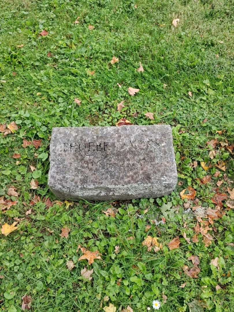 Phoebe Isabell Davies's grave. Photo 2